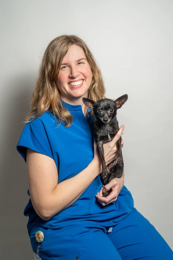 Dr. Staci Goussev, internal medicine specialist, author of blog post about quality of life for pets.